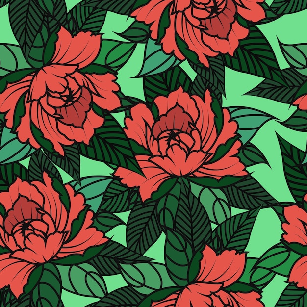 abstract floral pattern