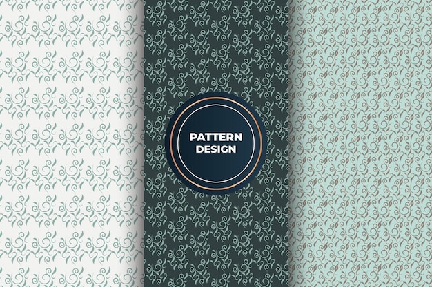 Abstract floral seamless pattern collection or
floral background pattern, clothing pattern template