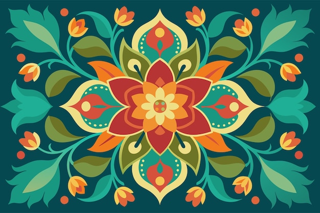 Vector abstract floral vector design