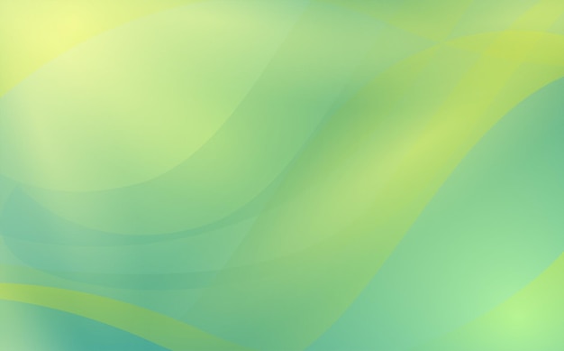 Abstract flow green gradient shiny background design