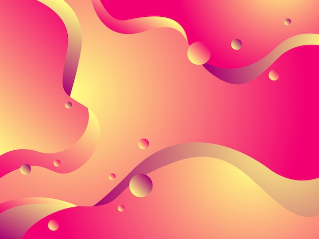 Abstract flow shapes background