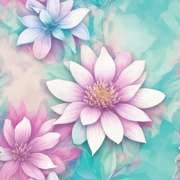 abstract flower pattern for element design