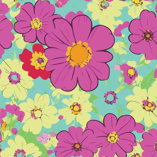 abstract flower pattern for element design