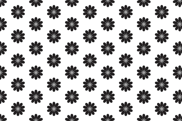 Abstract Flower Pattern Free Vector
