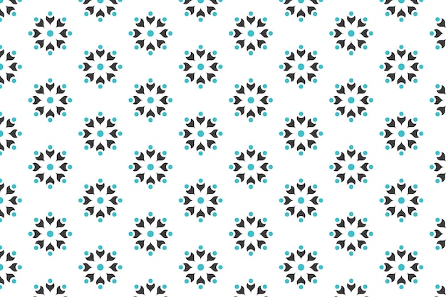 Abstract flower pattern free vector