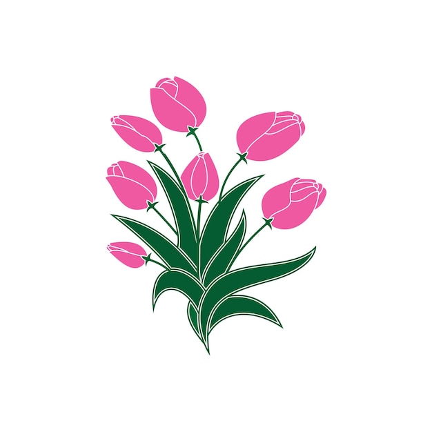 Vector abstract flower vector illustrations design