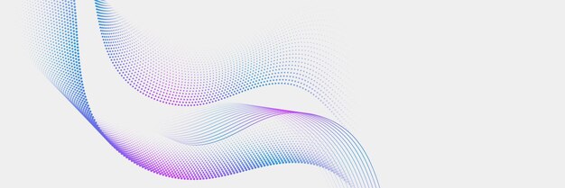 Vector abstract flowing lines wave