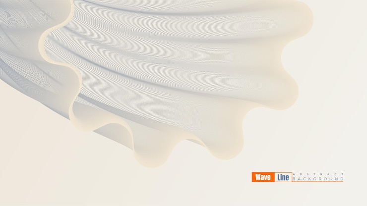 Vector abstract flowing wave stock line background gradient dynamic waves flow grid lines background