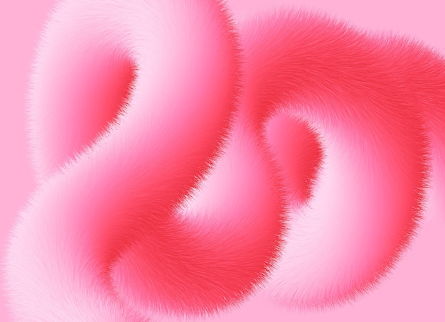 Abstract fluffy pink background