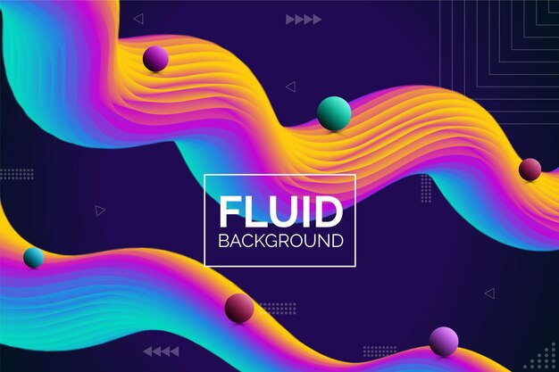 추상 유체 배경 디자인