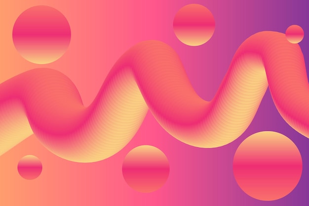 Vector abstract fluid background modern style