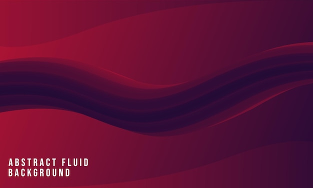 abstract fluid background in red gradient color design