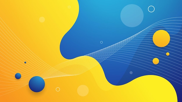 Best Background blue yellow vector to enhance your design