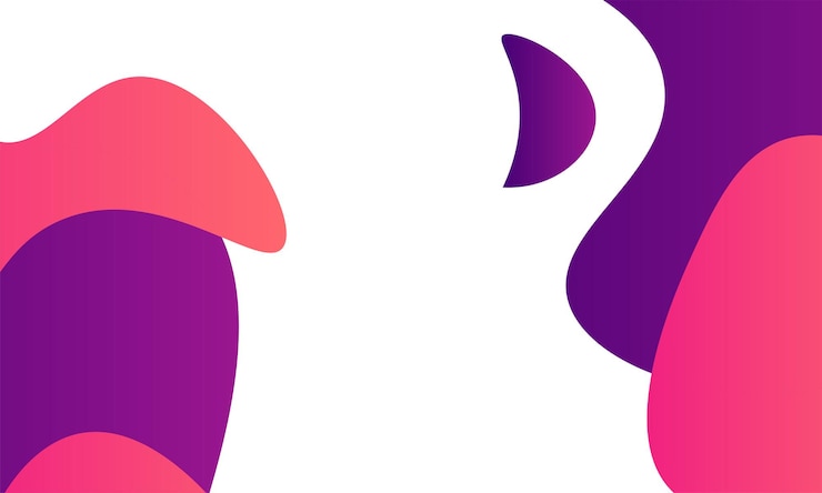 Vector abstract fluid background with colorful gradient