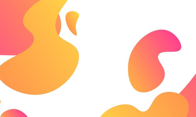 Abstract fluid background with colorful gradient