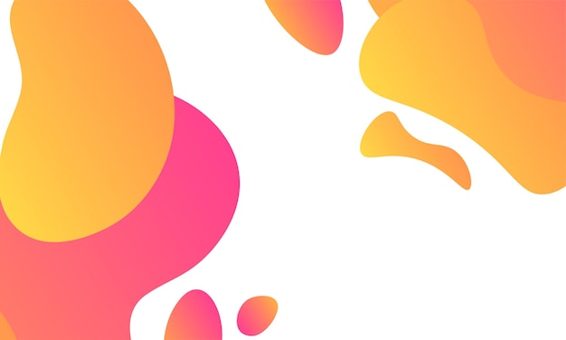 Abstract fluid background with colorful gradient