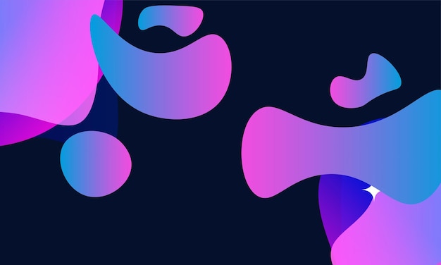 Abstract fluid background with colorful gradient