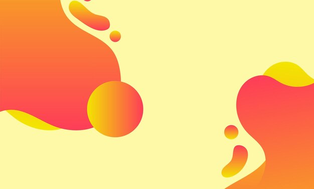 Abstract fluid background with colorful gradient