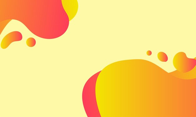 Abstract fluid background with colorful gradient