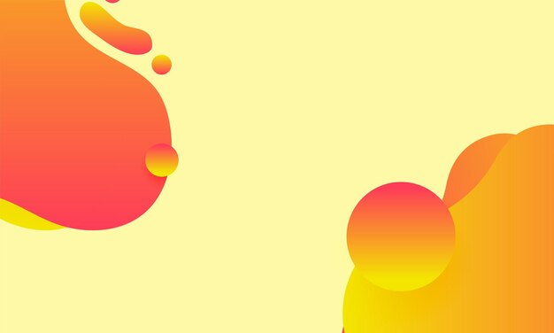 Abstract fluid background with colorful gradient