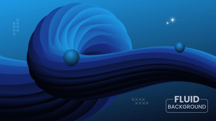 Vector abstract fluid background