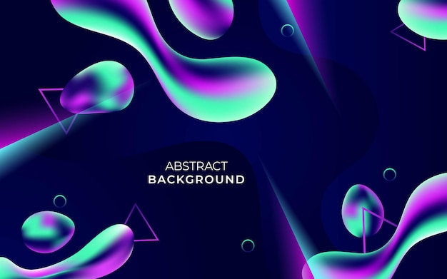 Abstract fluid gradient background banner design. dynamic textured geometric elements design.