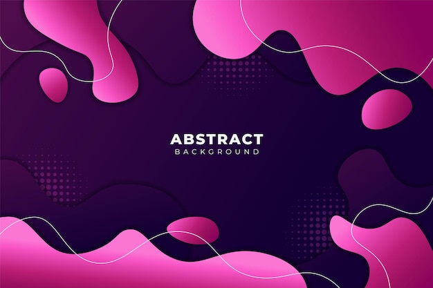 Abstract Fluid Shape Background Dynamic Wavy Soft Pink Gradient