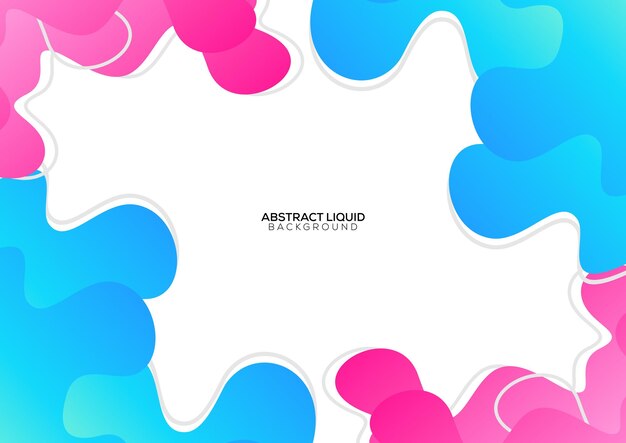 Abstract fluid shapes background