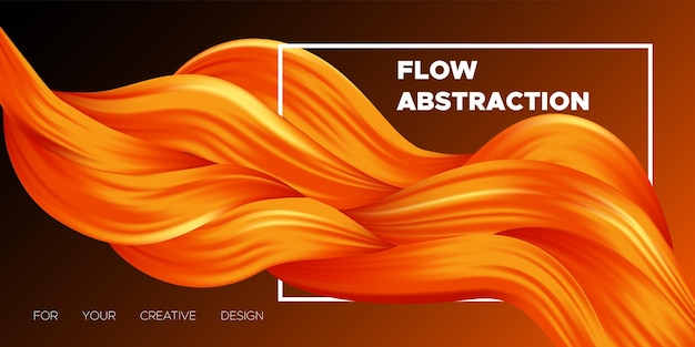 Abstract fluid shapes gradient background in vibrant colors