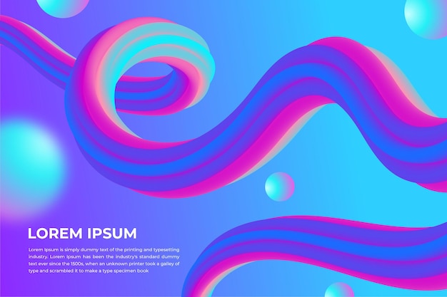 Abstract fluid wave color background for business theme