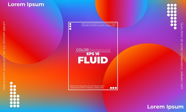 Abstract fluid wave color pattern of neon color liquid gradient background with modern geometric dynamic motion style Suitable For Wallpaper Banner Background Card Book Illustration landing page