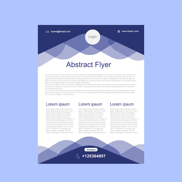 Abstract Flyer template