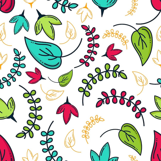 Abstract foliage pattern background