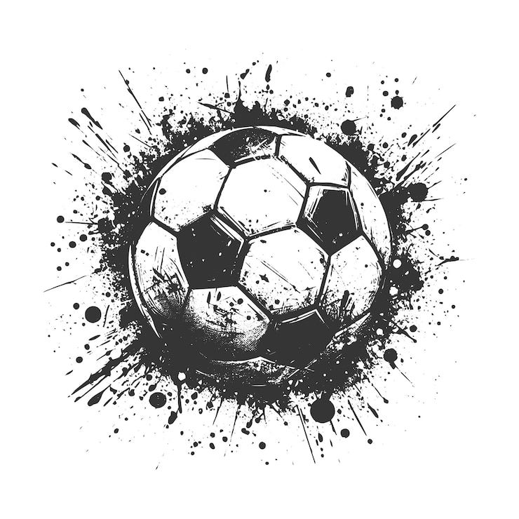 Vector abstract football design poster background