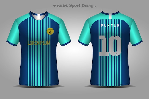 Abstract Football Jersey Template Sport Tshirt Design