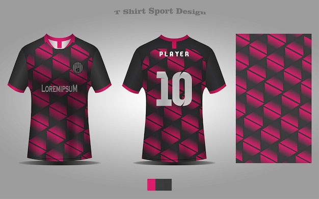 Abstract Football Jersey Template Sport Tshirt Design