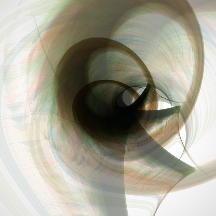 Vector abstract fractal background futuristic illustration
