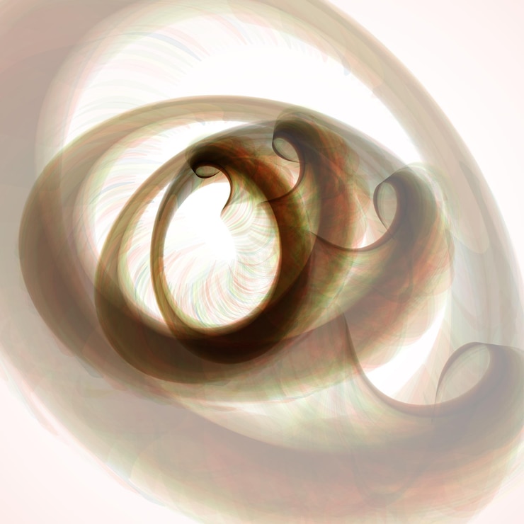 Vector abstract fractal background