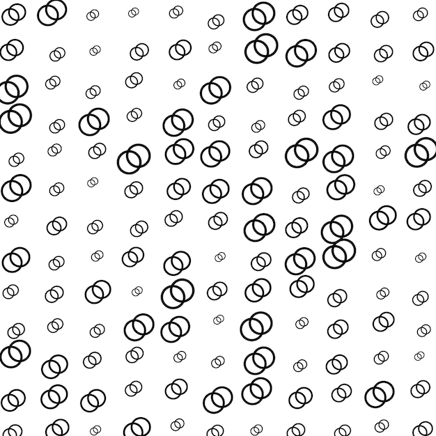 抽象的なフラクタル幾何学 単色無縫パターンとベクトル