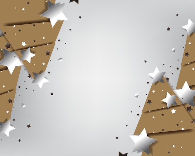 Abstract framing Christmas background with copy space