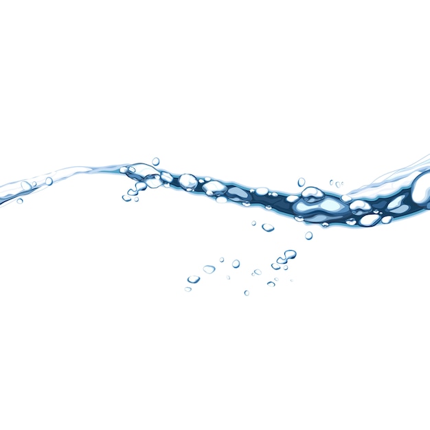 Vector abstract fresh water