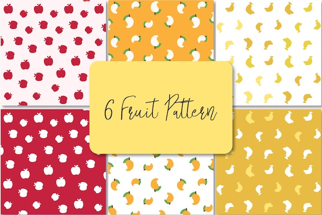 Abstract fruit Digital paper pattern Background