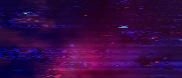 Vector abstract futuristic background. digital technology backdrop with glitch