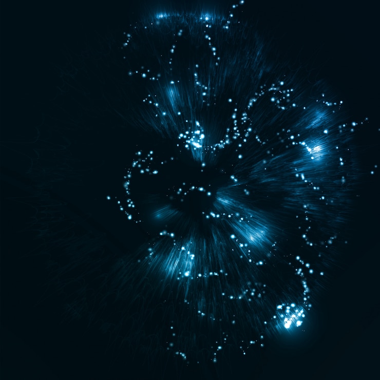 Vector abstract futuristic background