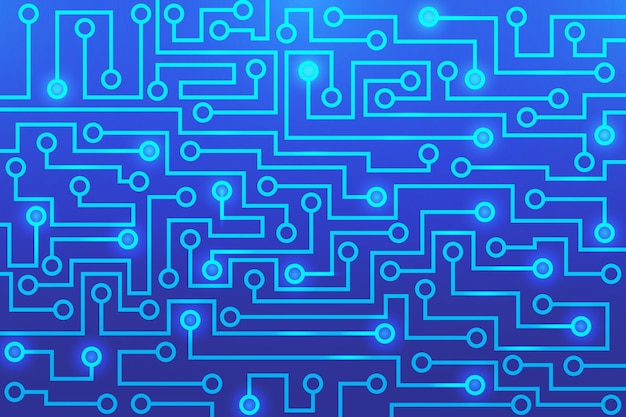 Vector abstract futuristic circuit board background