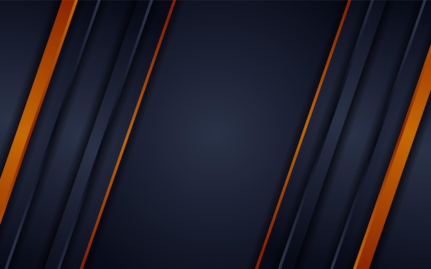 Vector abstract futuristic dark grey background combined with orange element combination