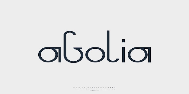 Abstract futuristic digital technology modern alphabet fonts