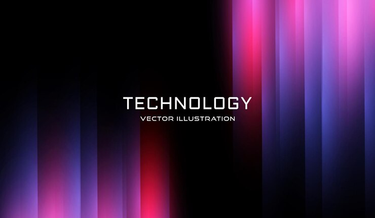 Vector abstract futuristic light effect background vector illustration