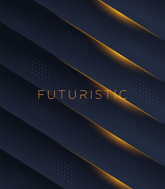 Fondo di lusso futuristico astratto