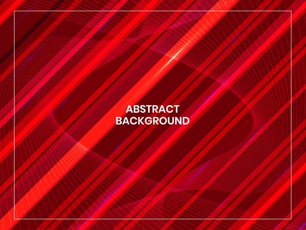 Abstract futuristico linea rossa sfondo e carta da parati design illustrazione vettoriale